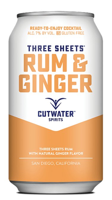 STYLECASTER | 13 Canned Cocktails for Summer Days When Beer Won't Cut It | Cutwater Spirits Rum and Ginger
