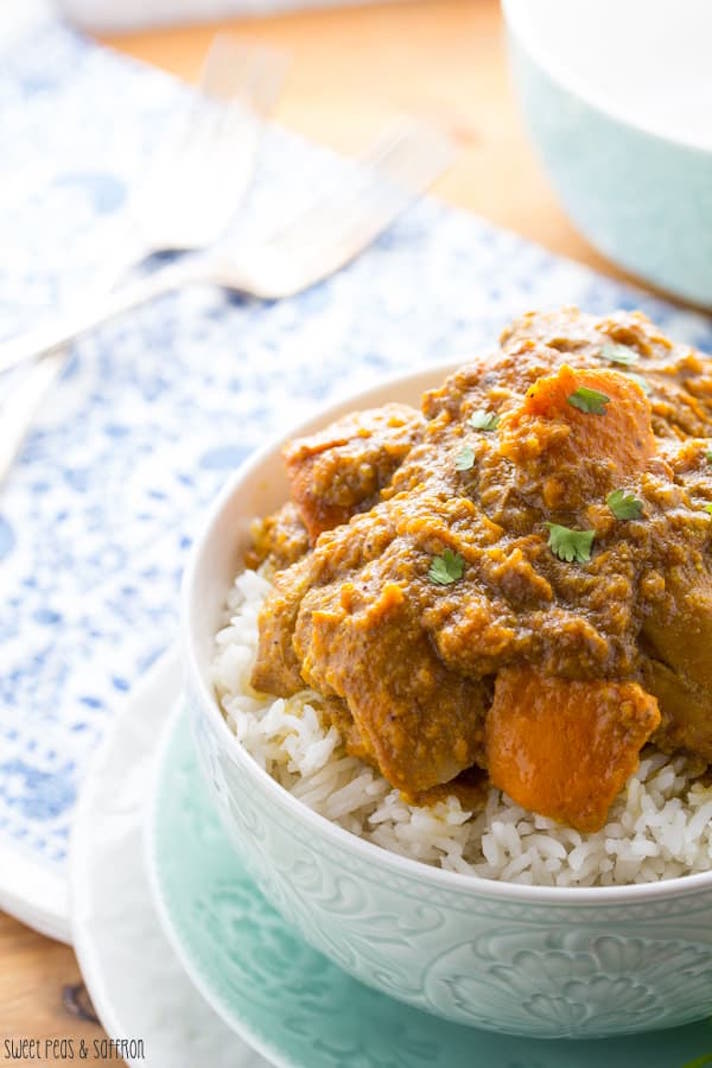 STYLECASTER | 17 Slow-Cooker Indian Recipes That Are Better Than Takeout | Chicken and Sweet Potato Korma