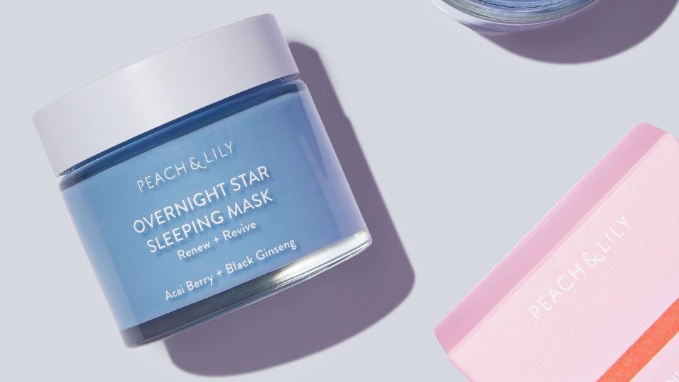 peach lily sleeping mask