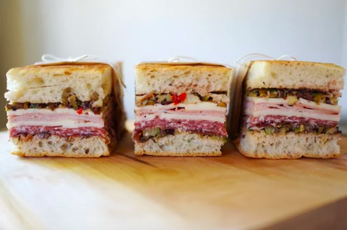 STYLECASTER | 17 Easy-to-Pack Picnic Recipes That Anyone Can Make | Muffuletta Sandwich 