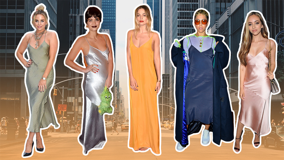 Slip Dresses Street Style