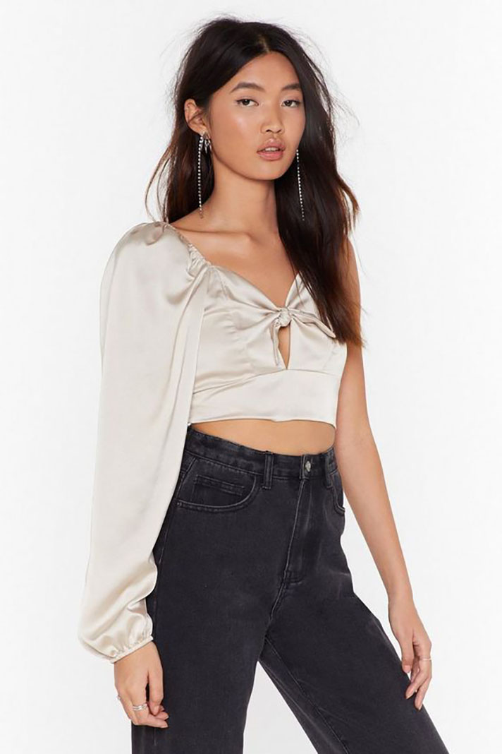 STYLECASTER | 57 Long-Sleeve Going-Out Tops to Add to Your Night-Out Wardrobe, Stat