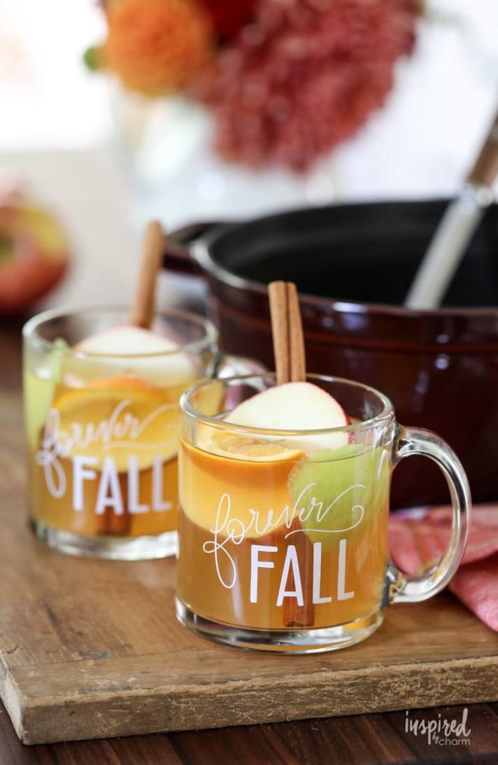 STYLECASTER | 15 Big-Batch Holiday Cocktails You Can Make With Boxed Wine | Cider Mulled Wine