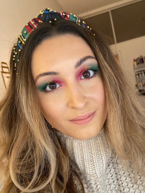 classic combo holiday makeup trend