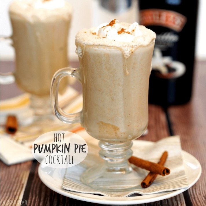 STYLECASTER | 17 Slow-Cooker Cocktails That'll Heat Up a Holiday Party | Hot Pumpkin Pie Cocktail