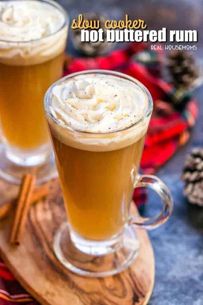STYLECASTER | 17 Slow-Cooker Cocktails That'll Heat Up a Holiday Party | Hot Buttered Rum