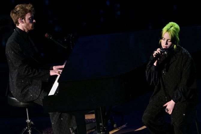 Billie Eilish & FINNEAS Oscars 2020
