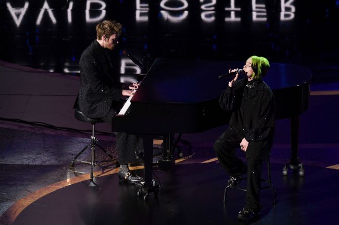 Billie Eilish & FINNEAS Oscars 2020