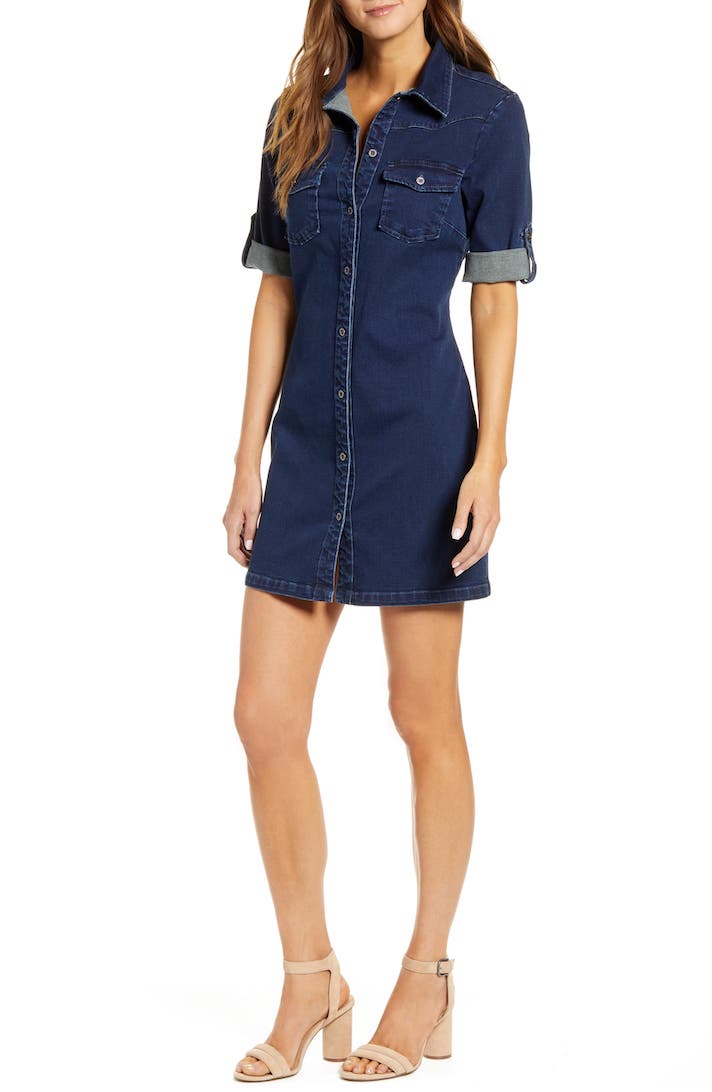 Denim Shirt Dress