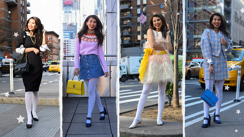 white tights feature