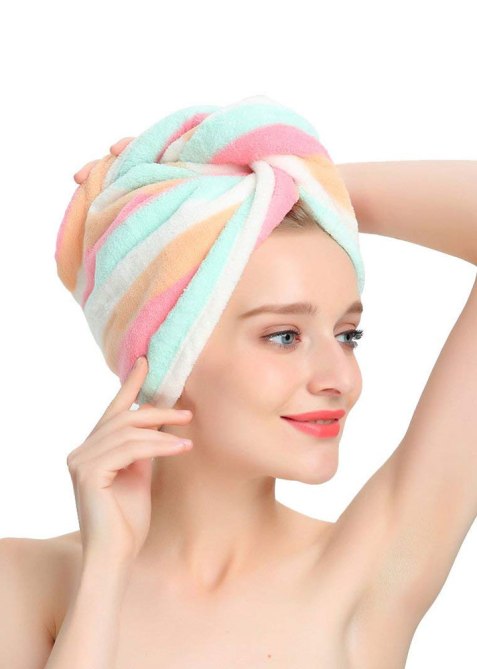 Aurotrends Microfiber Hair Towel