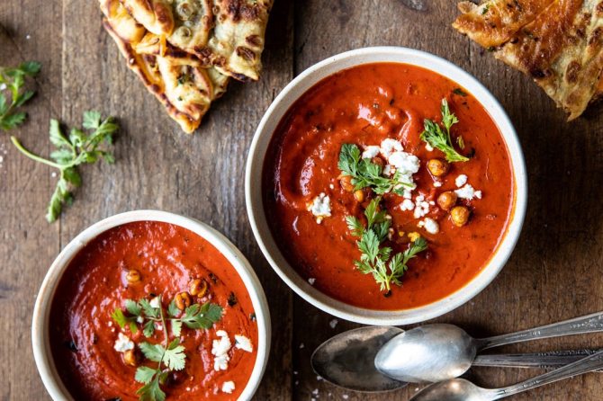 creamy moroccan tomato soup image