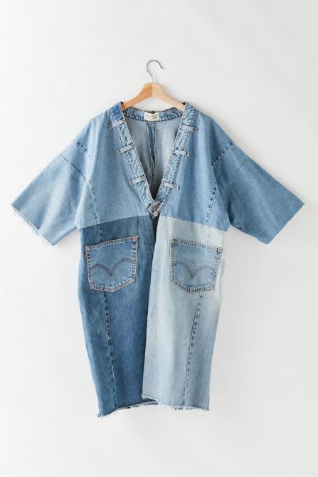 STYLECASTER | Urban Outfitters Vintage Collections | longline jacket