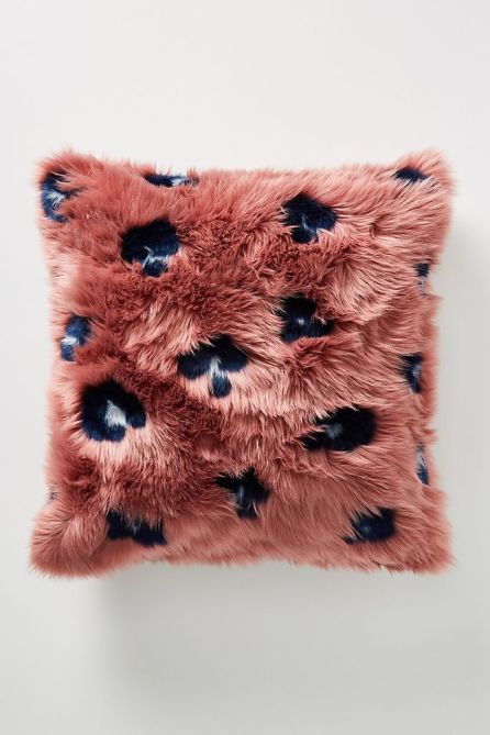 STYLECASTER | Anthropologie Sale April 2020 | faux fur pillow
