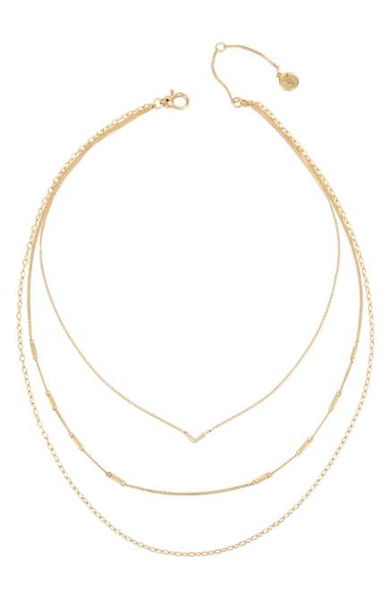 STYLECASTER | Nordstrom Sale Jewelry | allsaints triple layer necklace