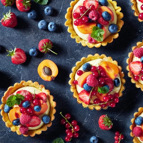 STYLECASTER | Edible Weed Recipes | berry CBD tarts