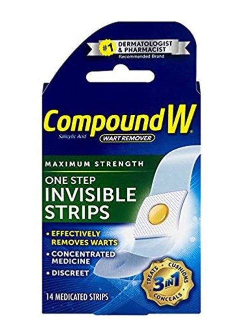 Compound W One Step Invisible Strips