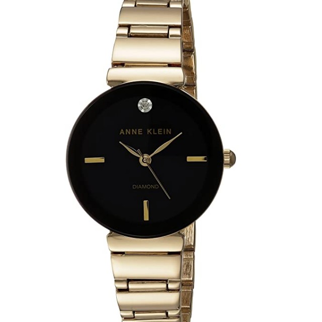 Anne Klein Women's Diamond-Accented Bracelet Watch