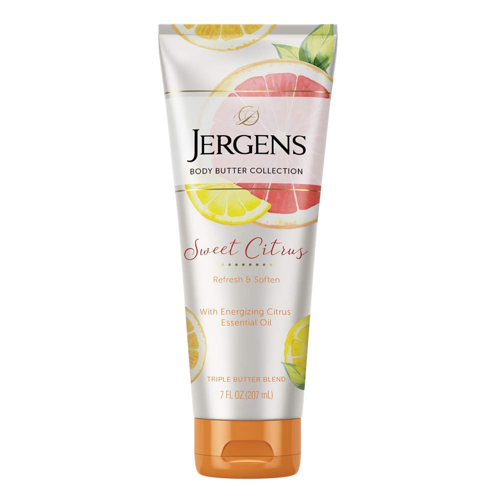 Jergens Sweet Citrus Body Butter Moisturizer,