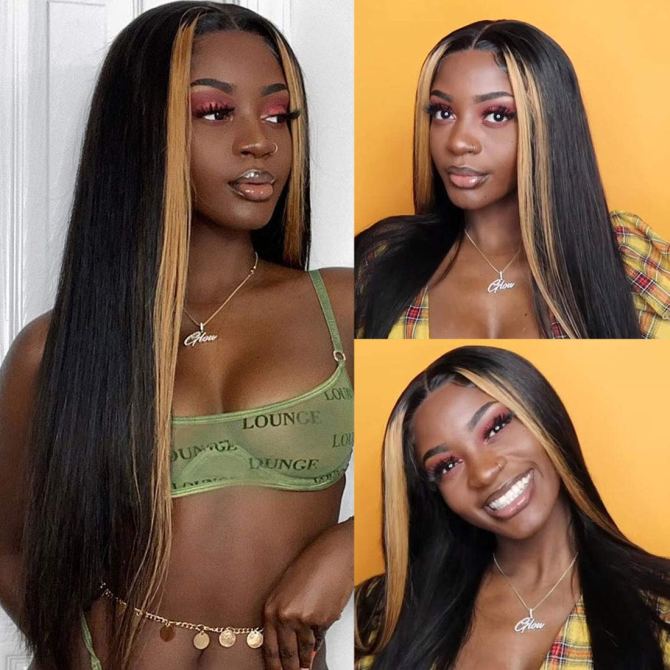 Nadula 13 x 4 Straight Highlight Lace Wig