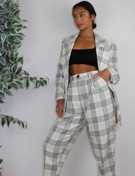 STYLECASTER | Summer 2020 Fashion Trends | ASOS check suit