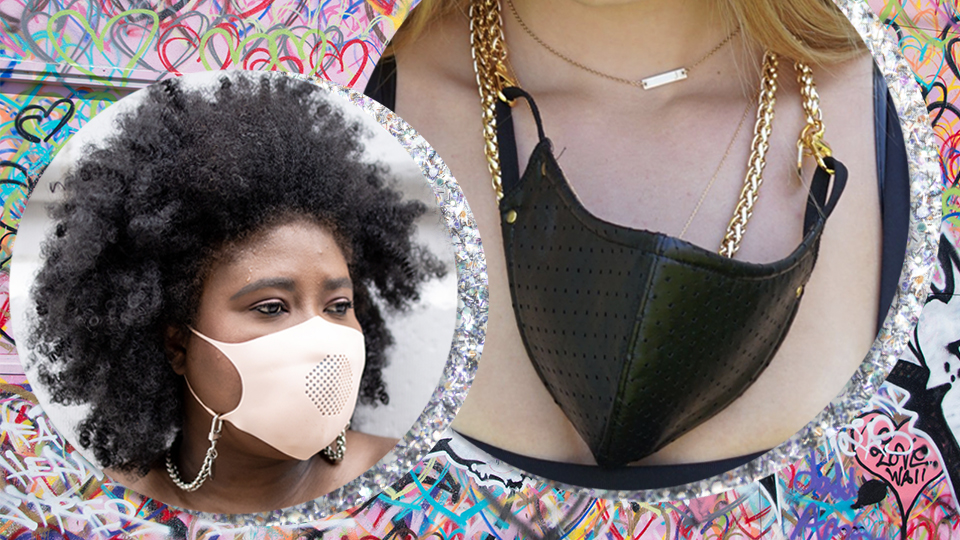 STYLECASTER | Face Mask Chain Trend