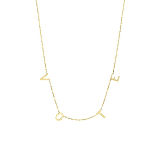 STYLECASTER | Michelle Obama Vote Necklace