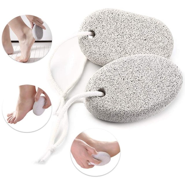 Natural Pumice Stone for Feet 2 PCS