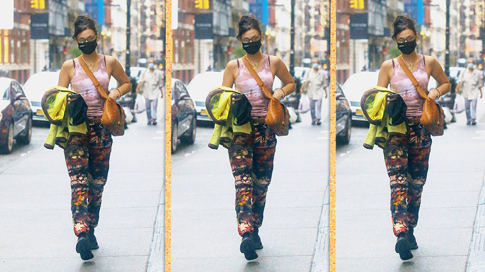 STYLECASTER | Bella Hadid Face Mask
