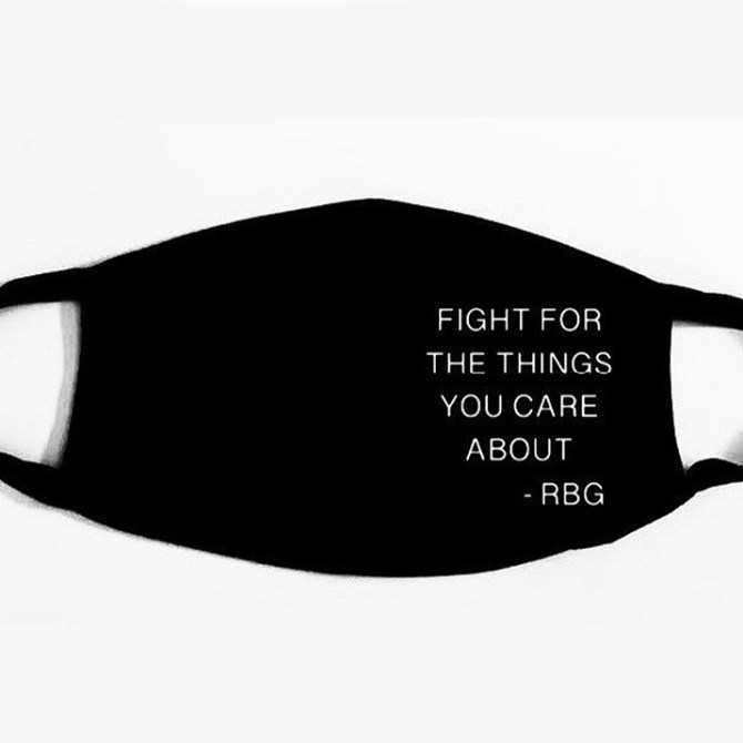 STYLECASTER | Meghan Markle Ruth Bader Ginsburg Face Mask Shirt Etsy