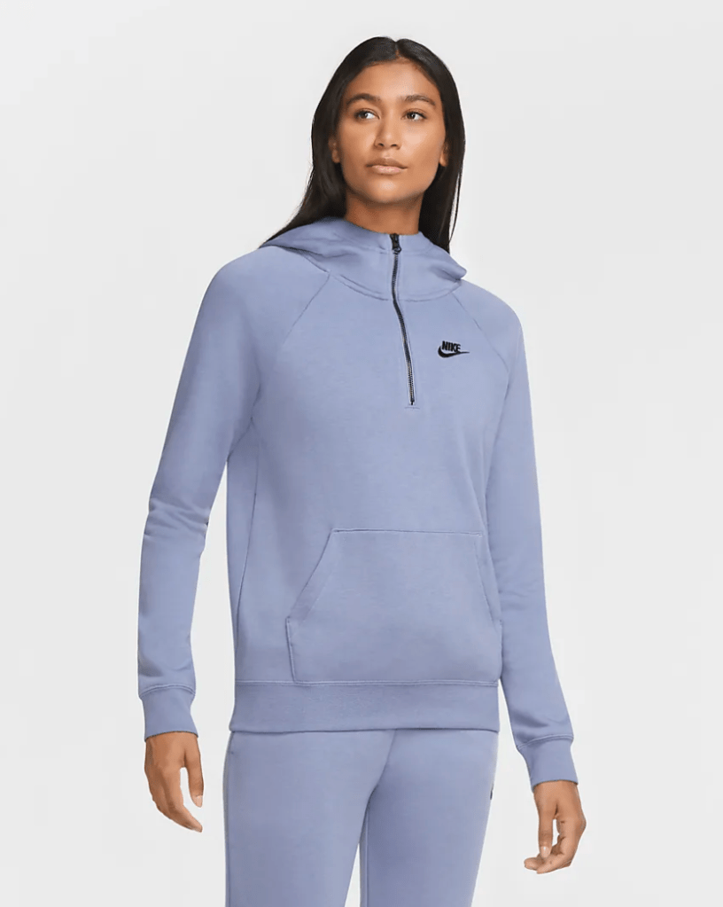 nike sportswear essentials 1/4 zip hoodie
