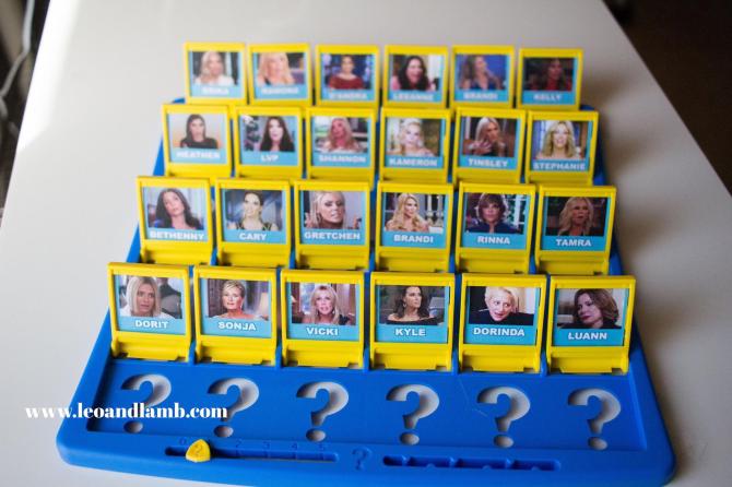 Real Housewives Guess Who? Game