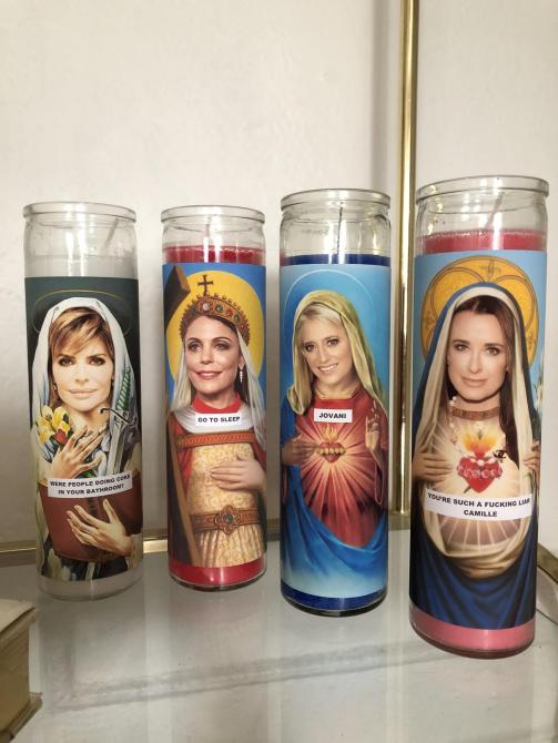 Real Housewives Saint Candles