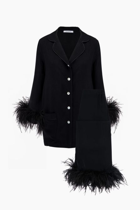 STYLECASTER | Kendall Jenner Sleeper Feather Pajamas