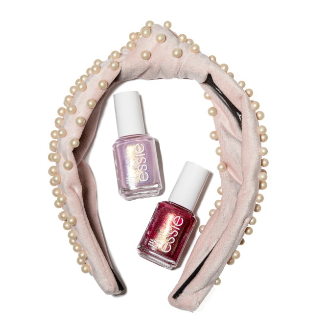 Lele Sadoughi. and Essie.