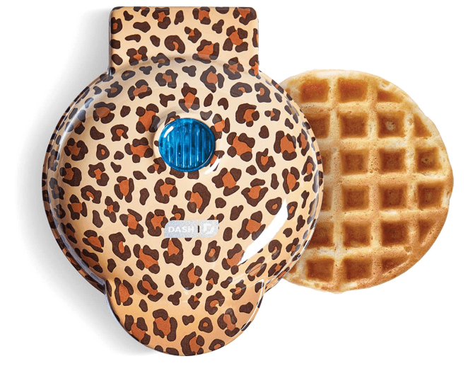 Dash Leopard Waffle Maker