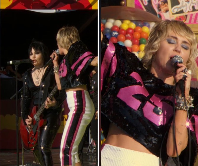 STYLECASTER | Miley Cyrus Super Bowl Look