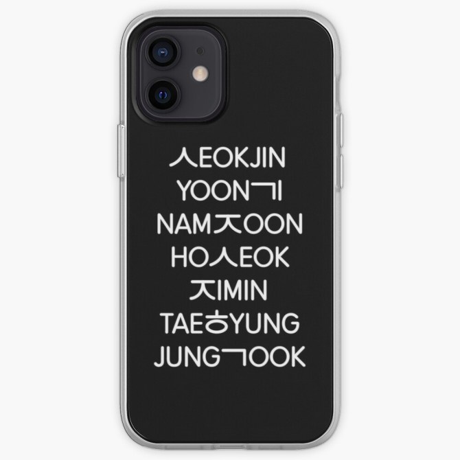 BTS Hangul Names Phone Case