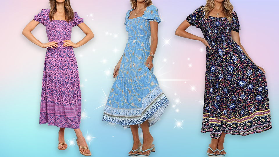 STYLECASTER | Zesica Puff Sleeve Dress