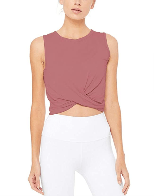 Bestisun Womens Cropped Workout Tops