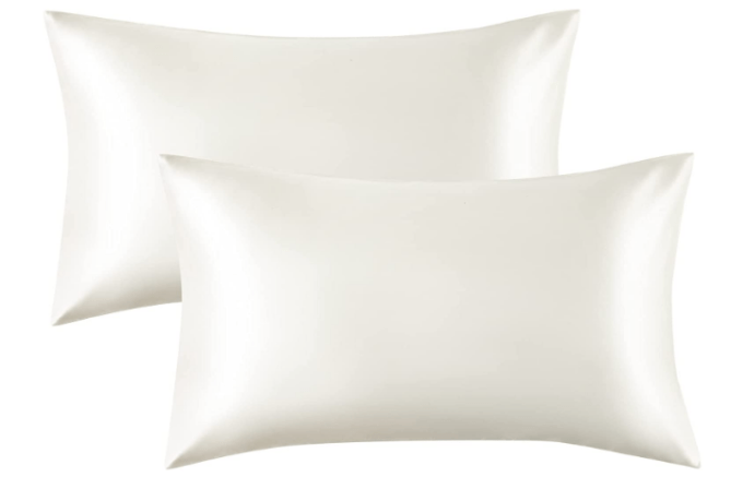 Bedsure Satin Pillowcase for Hair and Skin Queen