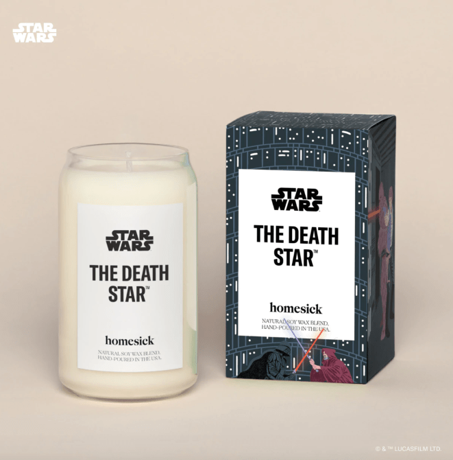 "Star Wars" Death Star Candle