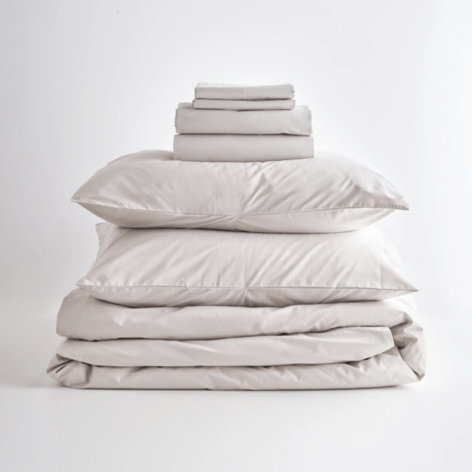 Quince Organic Cotton Percale Deluxe Bedding Bundle