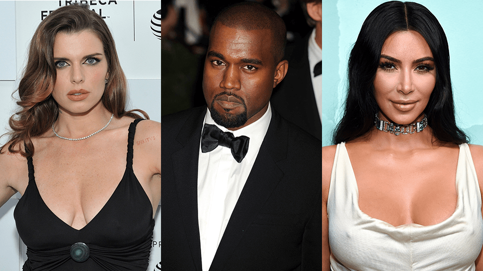 Julia Fox, Kanye West, Kim Kardashian