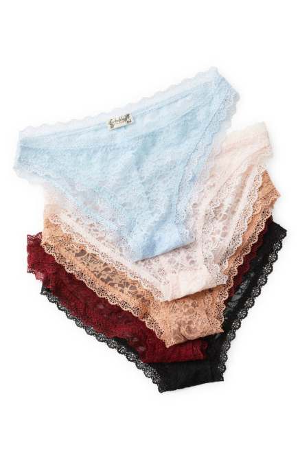 Intimately FP Assorted 5-Pack Lace Bikinis