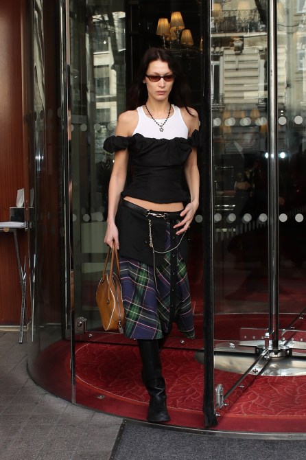 STYLECASTER | Bella Hadid Layered Trend