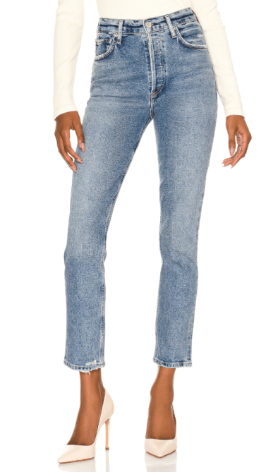 Charlotte High Rise Straight Jeans