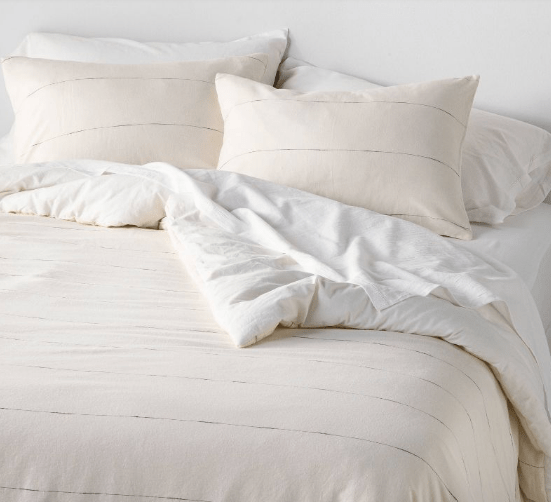 Thin Stripe Duvet & Sham Set