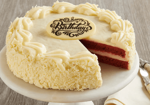 Bake Me A Wish Red Velvet Chocolate Cake