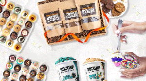 Mini cupcakes, bags of cookies, pints of ice cream, and more desserts.